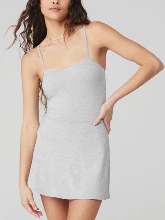 ALO Yoga Other - Alo Yoga Alosoft Courtside Tennis Dress Athletic Heather Grey. Size Medium.